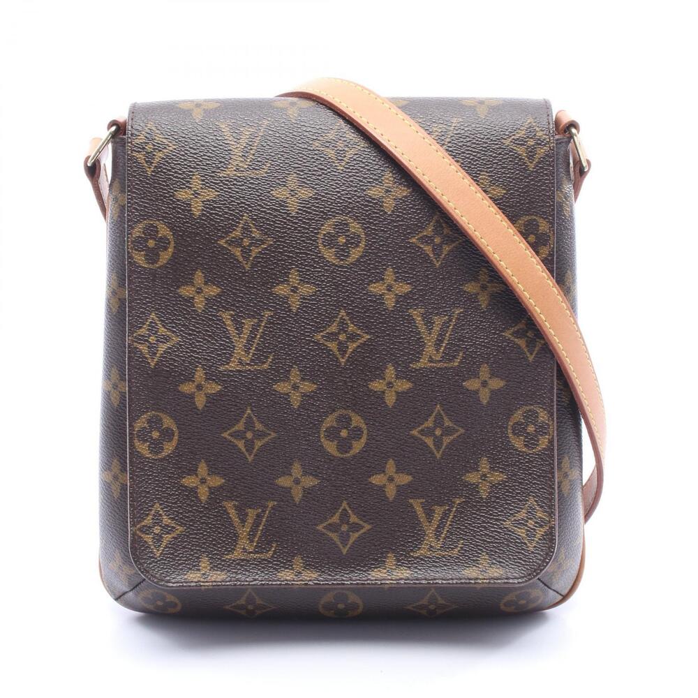 Louis Vuitton Musette Salsa Long Strap Shoulder Bag Canvas Leather Monogram